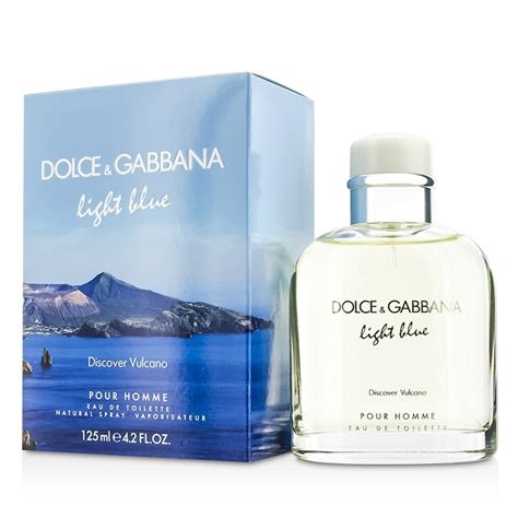 dolce gabbana light blue discover vulcano pour homme 125ml|d&g light blue eau intense.